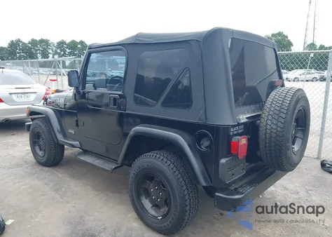 1998 Jeep Wrangler Sport z USA, uszkodzony, nr VIN 1J4FY19S6WP741941